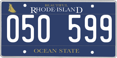 RI license plate 050599