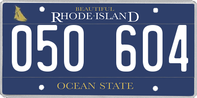 RI license plate 050604