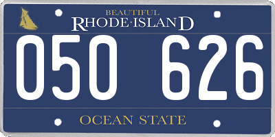 RI license plate 050626