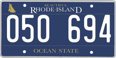 RI license plate 050694