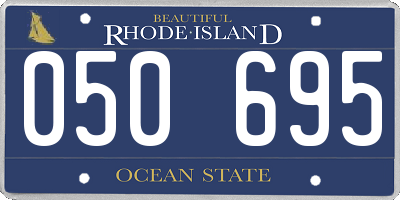 RI license plate 050695
