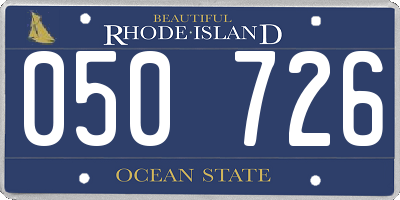RI license plate 050726