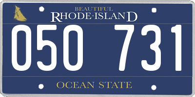 RI license plate 050731