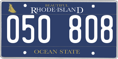 RI license plate 050808
