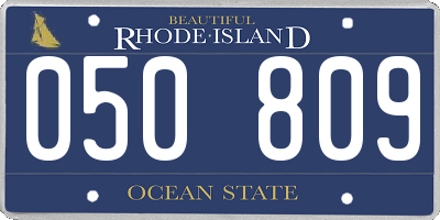 RI license plate 050809