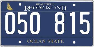 RI license plate 050815