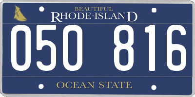 RI license plate 050816