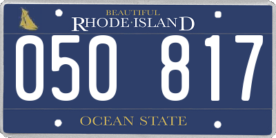 RI license plate 050817