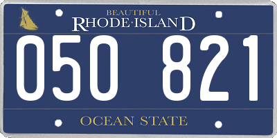 RI license plate 050821