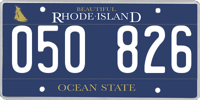 RI license plate 050826