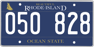 RI license plate 050828