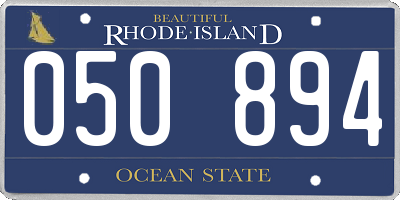 RI license plate 050894