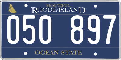 RI license plate 050897