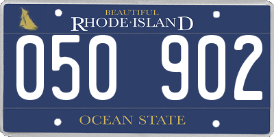 RI license plate 050902