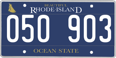 RI license plate 050903