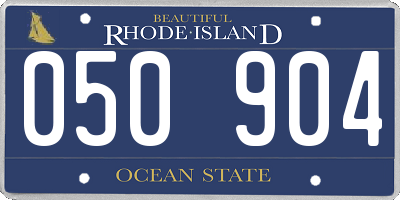 RI license plate 050904