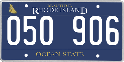 RI license plate 050906