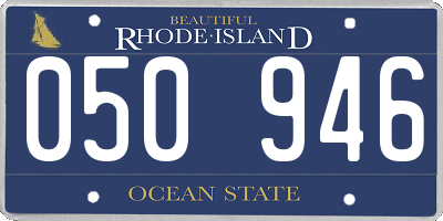 RI license plate 050946