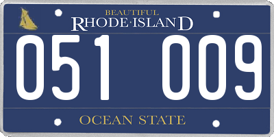 RI license plate 051009