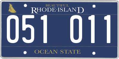 RI license plate 051011