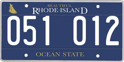 RI license plate 051012