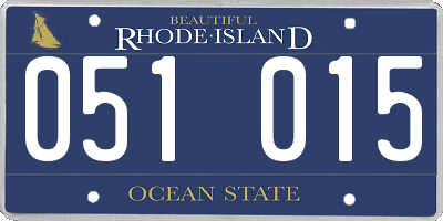 RI license plate 051015