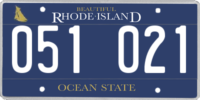 RI license plate 051021