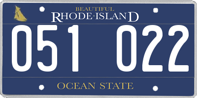 RI license plate 051022
