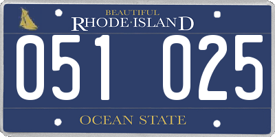 RI license plate 051025