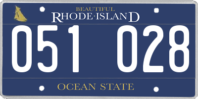 RI license plate 051028