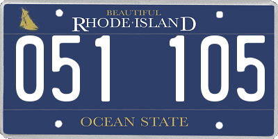 RI license plate 051105