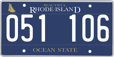 RI license plate 051106