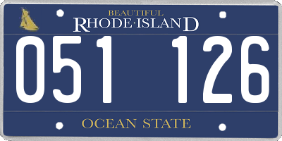 RI license plate 051126