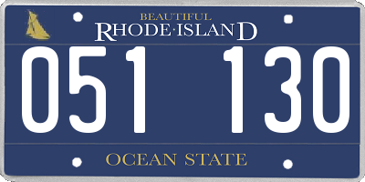 RI license plate 051130