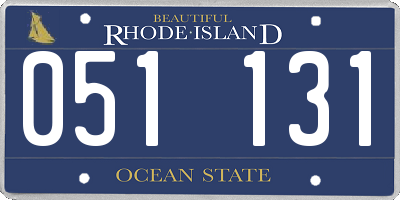 RI license plate 051131