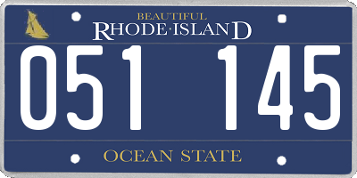 RI license plate 051145