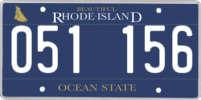 RI license plate 051156