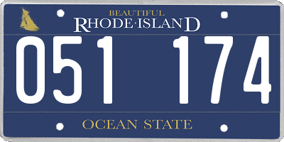 RI license plate 051174