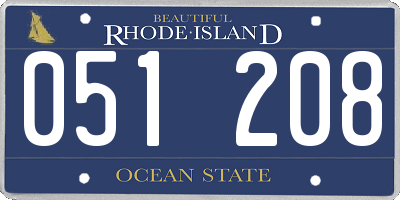 RI license plate 051208