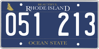 RI license plate 051213