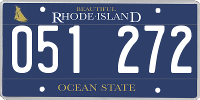 RI license plate 051272