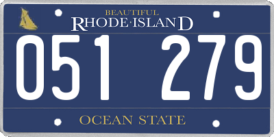 RI license plate 051279