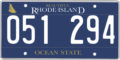 RI license plate 051294