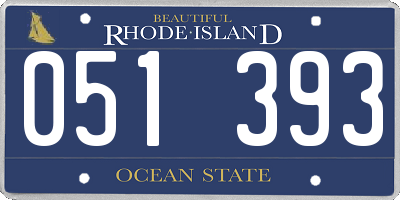 RI license plate 051393