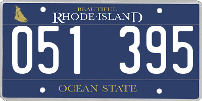RI license plate 051395