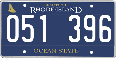 RI license plate 051396