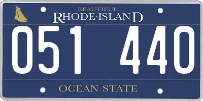 RI license plate 051440