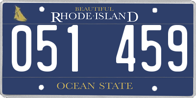 RI license plate 051459
