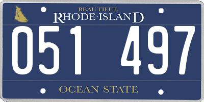 RI license plate 051497