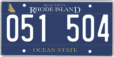 RI license plate 051504